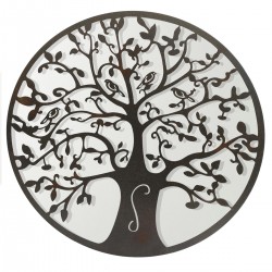 Adorno pared arbol de vida 30cm c/espejo