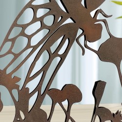 Adorno pared libelula c/espejo