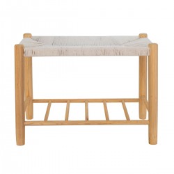 Banco de madera de paulonia