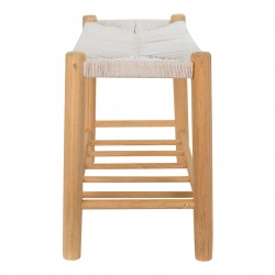 Banco de madera de paulonia