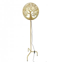 Lampara de metal arbol de vida