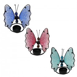 Porta vela mariposa 3 dif.