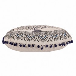 Cojin arbol de la vida azul 40x40cm