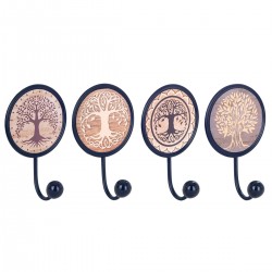 Percha arbol de la vida 1 pomo 4 dif.