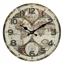 Reloj mapa 34 ctm.