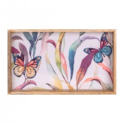 S/2 bandejas mariposas