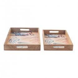 S/2 bandejas medusas