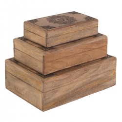 S/3 cajas mandala om