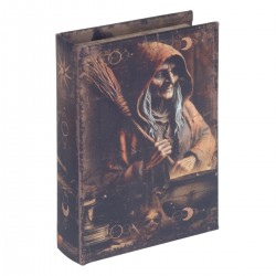 Caja libro bruja
