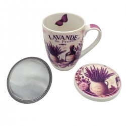 Mug lavanda 2 dif. c/caja regalo