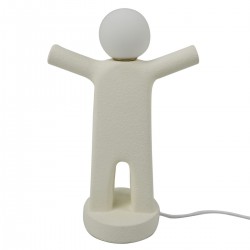 Lampara sobremesa figura humana