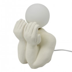 Lampara sobremesa figura humana