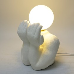 Lampara sobremesa figura humana