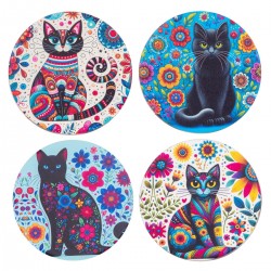 Posavasos gato c/exp.