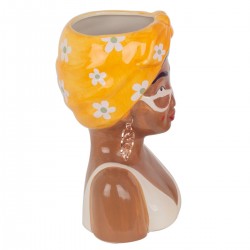 Jarron busto mujer gra.