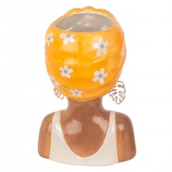 Jarron busto mujer gra.