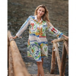 Vestido camisero s-m-l-xl