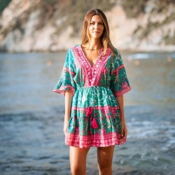 Vestido corto talla unica