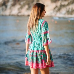 Vestido corto talla unica