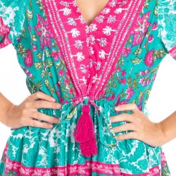 Vestido corto talla unica