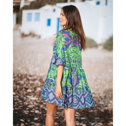 Vestido corto talla unica