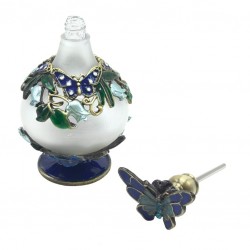 Botella de perfume mariposa