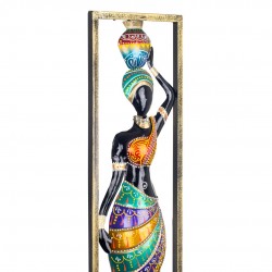 Adorno pared figuras dama matka