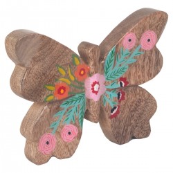 Mariposa de madera