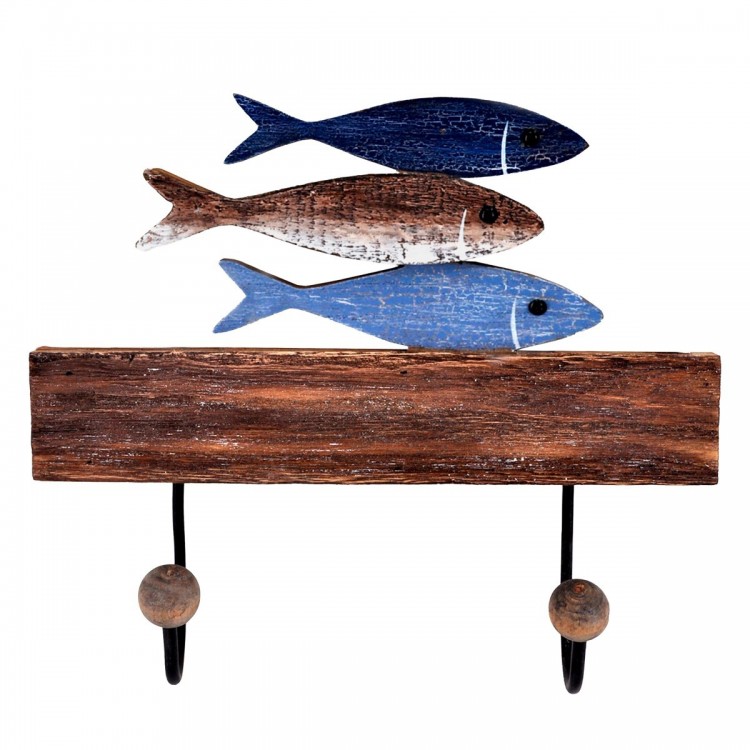 Percha peces 2 pomos