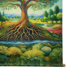 Lienzo enrollable arbol vida