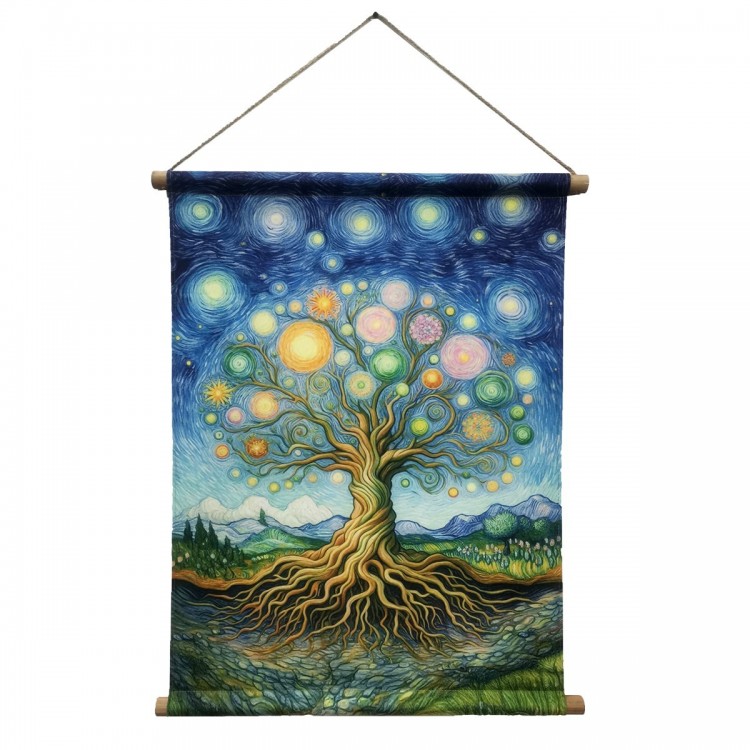 Lienzo enrollable arbol vida