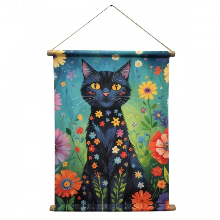 Lienzo enrollable gato