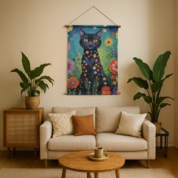 Lienzo enrollable gato