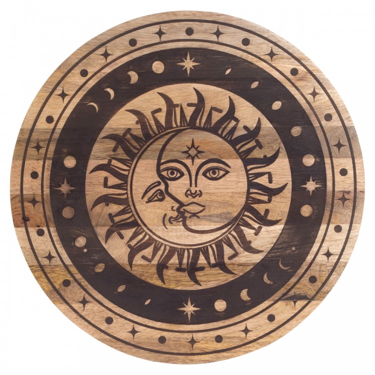 Adorno pared sol y luna