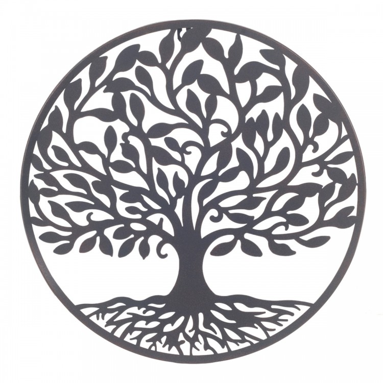 Adorno pared arbol vida 40cm