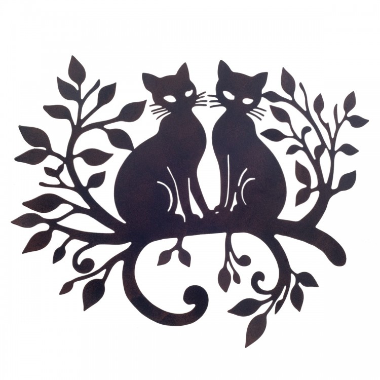 Adorno pared gatos