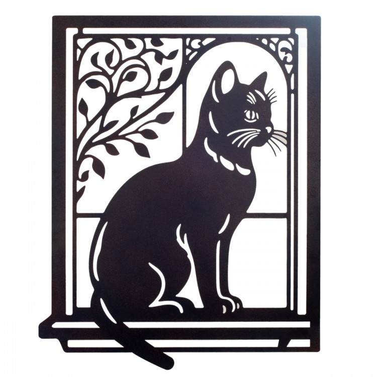 Adorno pared gato