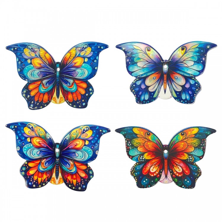 Posavasos mariposa 4 dif.