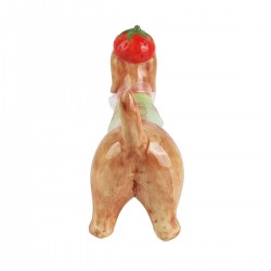 Perro teckel fresa