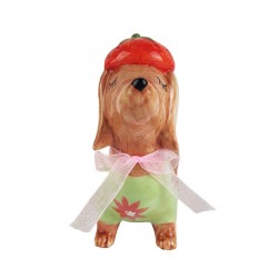 Perro teckel fresa