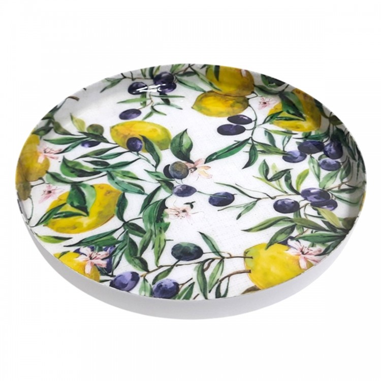 Plato limones y aceitunas peq.