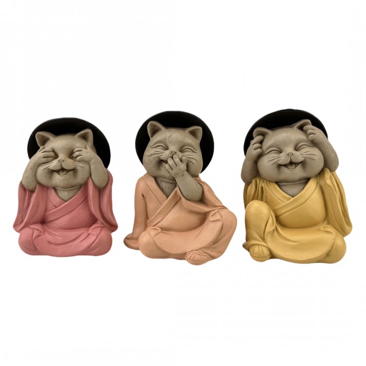 Gato buda no ve-oye-habla