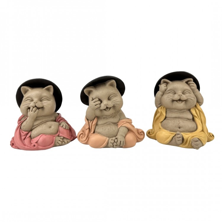 Gato buda no ve-oye-habla