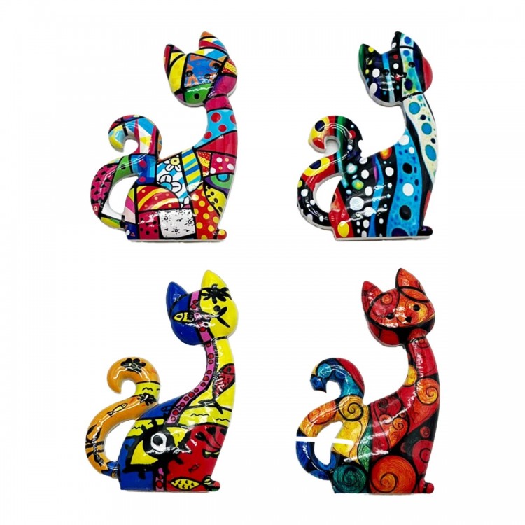 Magnetico gato 4 dif.