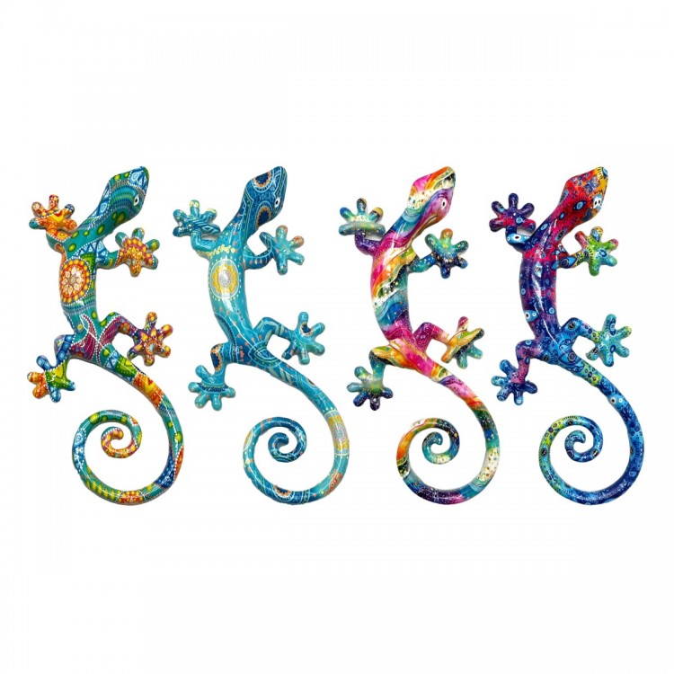 Adorno pared lagarto 4 dif.