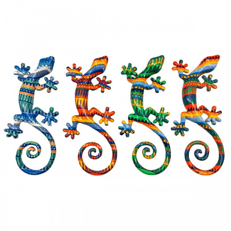 Adorno pared lagarto 4 dif.