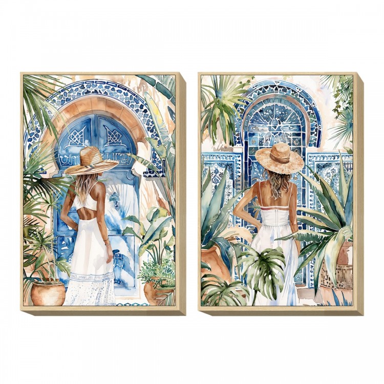 Cuadro mujer 40x60cm 2 dif.