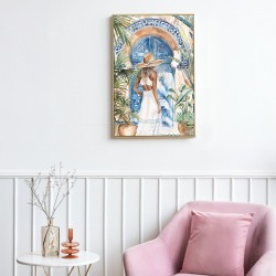 Cuadro mujer 40x60cm 2 dif.