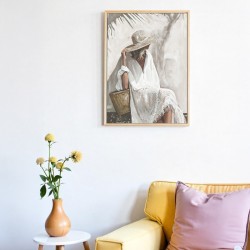 Cuadro mujer 30x40cm 2 dif.