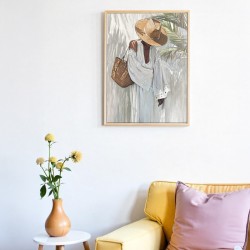 Cuadro mujer 30x40cm 2 dif.